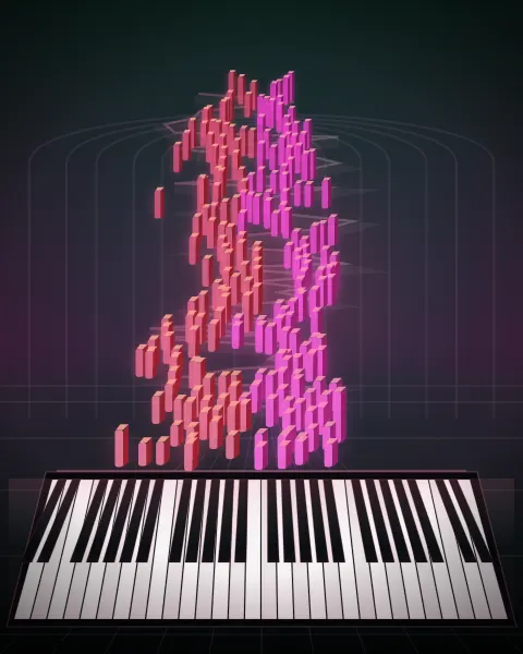 Retrato musical da edição Invention 6, BWV 777