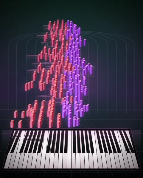 Retrato musical da edição Prélude 12, Op 28, No 12