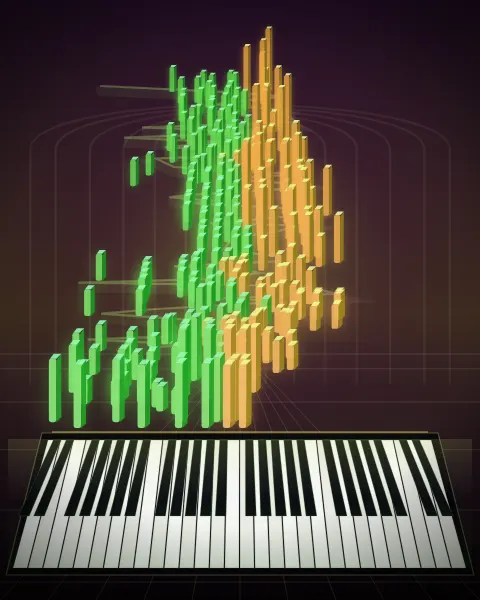 Retrato musical da edição Prélude 21, Op 28, No 21