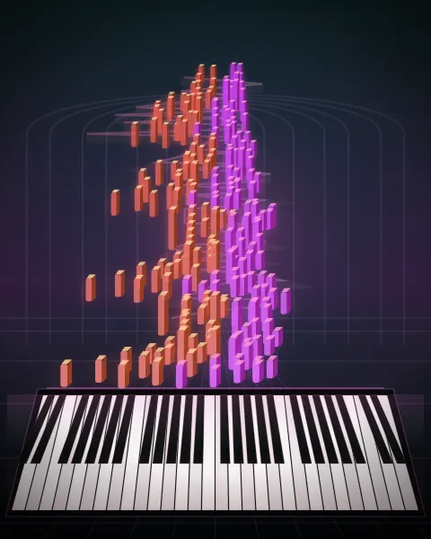 Retrato musical da edição Sonate Opus KV 331 - Variation 2