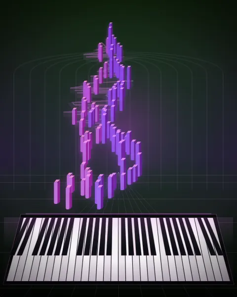 Retrato musical da edição Lesson I, The Diatonic Scale