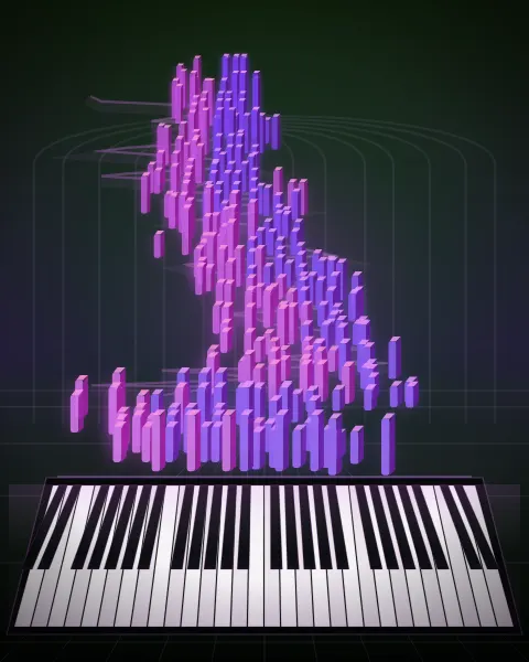 Retrato musical da edição Sonata No. 23 “Appassionata” (2nd Movement: Andante con moto), Op. 57