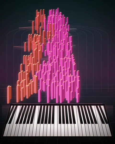 Retrato musical da edição Praeludium und Fuge d-Moll, Op. 37