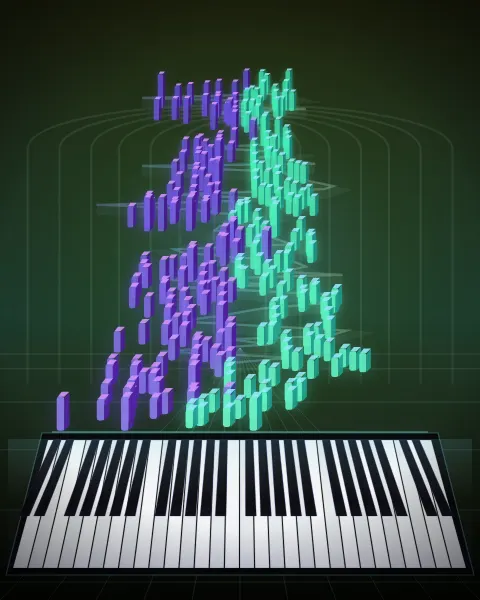 Retrato musical da edição Keyboard Sonata in G Major, K.455