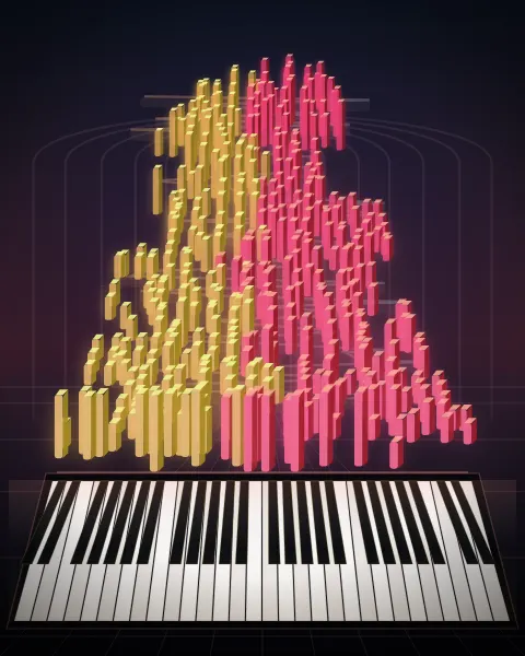 Retrato musical da edição Impromptu in B-dur, D935 (Op. 142 No 3., 1827)