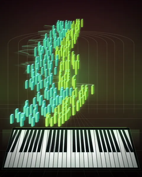 Retrato musical da edição Kinderscenen - Wichtige Begebenheit, Op. 15, No. 6