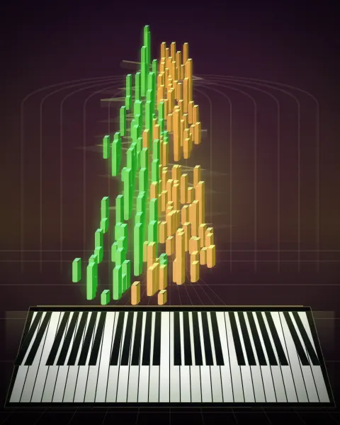 Retrato musical da edição Nachts, Op.1