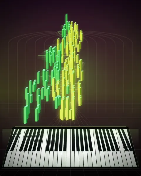 Retrato musical da edição La dernière feuille, Op.2