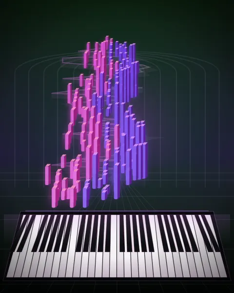 Retrato musical da edição Volkslied, Op. 7