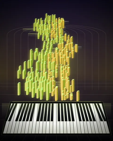 Retrato musical da edição Der Serjungfern Gesang, Op. 11