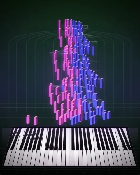 Retrato musical da edição Für Musik, Op.10