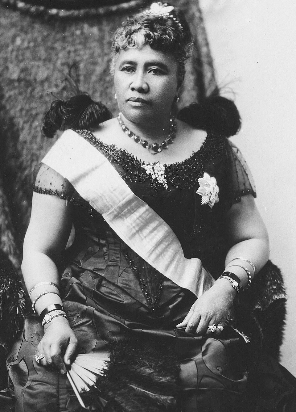 Retrato histórico de Queen of the Hawaiian Islands Liliuokalani