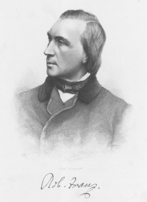 Retrato histórico de Robert Franz