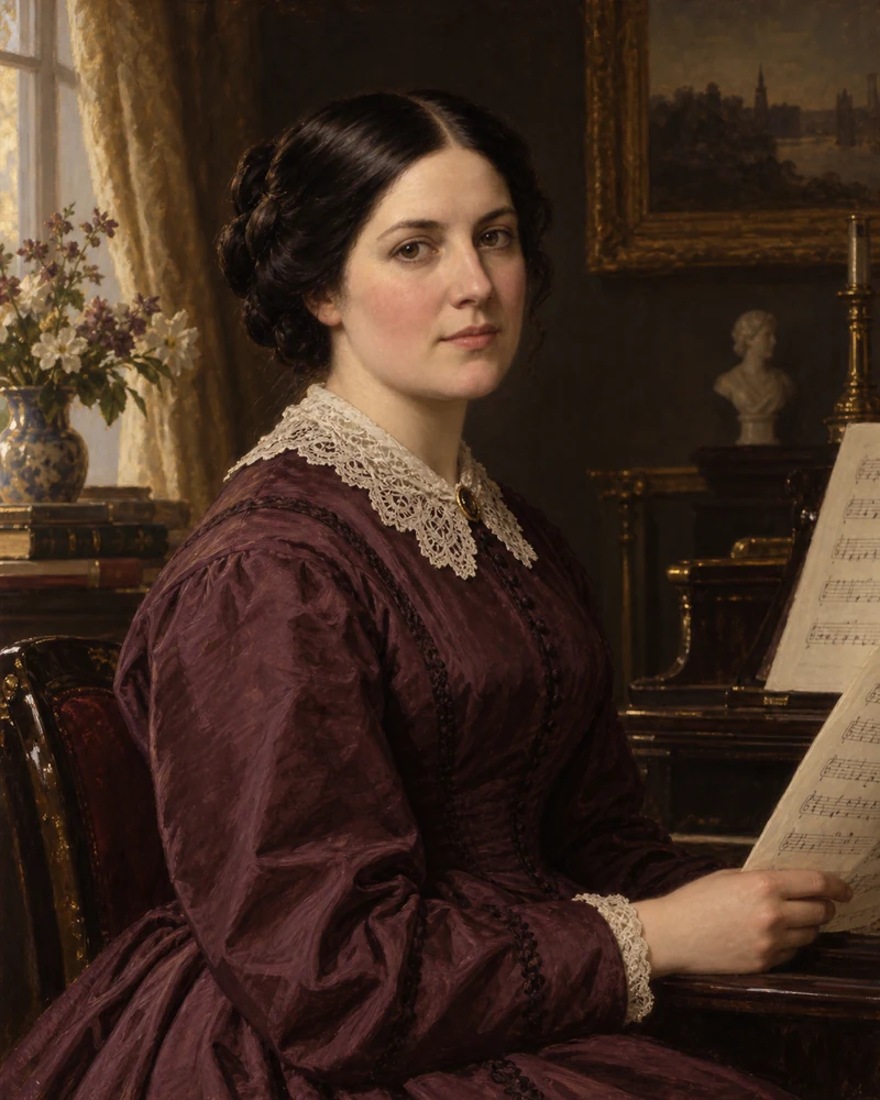 Retrato imaginado de Augusta Browne