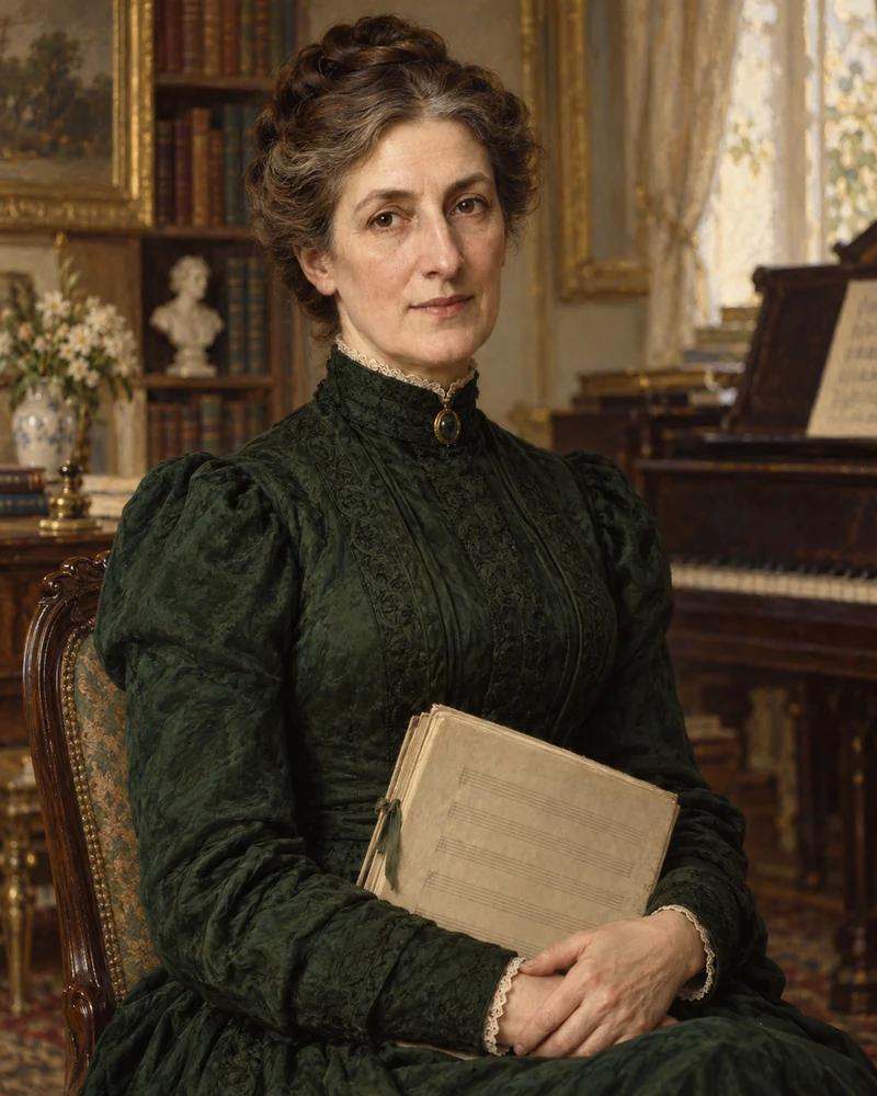 Retrato imaginado de Florence Ashton Marshall