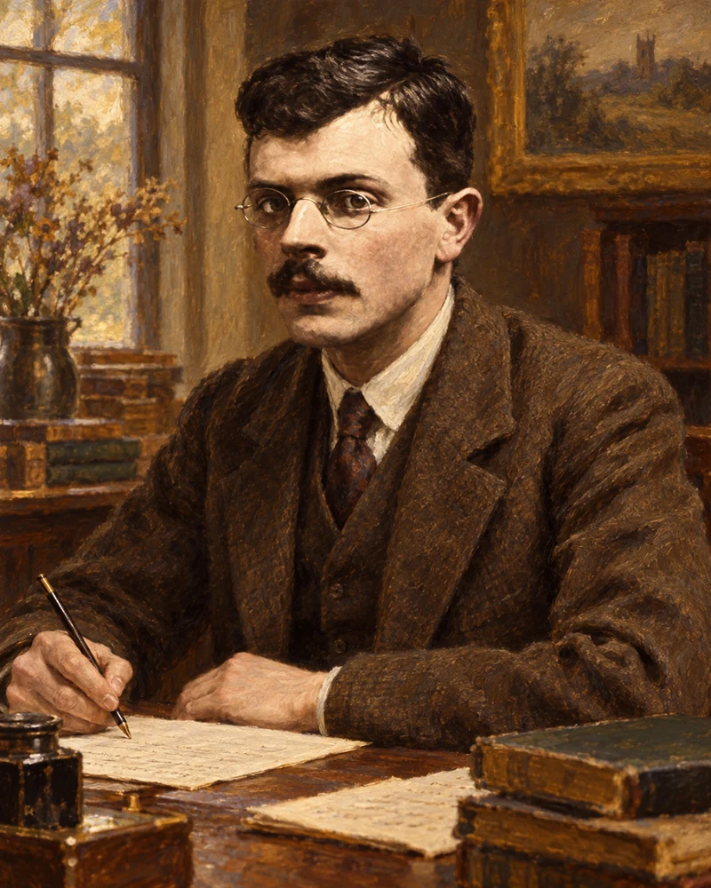 Recriação artística de Ivor Gurney