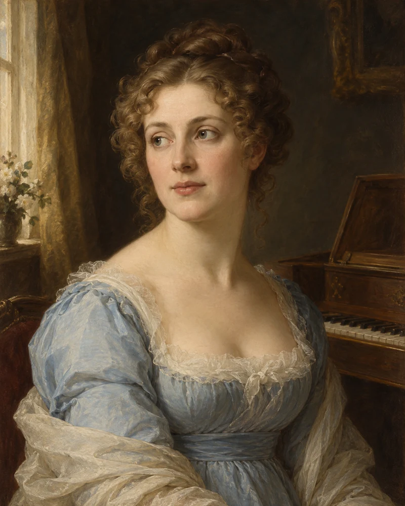 Retrato imaginado de Jane Mary Guest